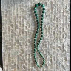 Elegant Green Beaded Necklace